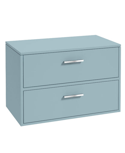 FINLAND Wall Hung Two Drawer Countertop Vanity Unit