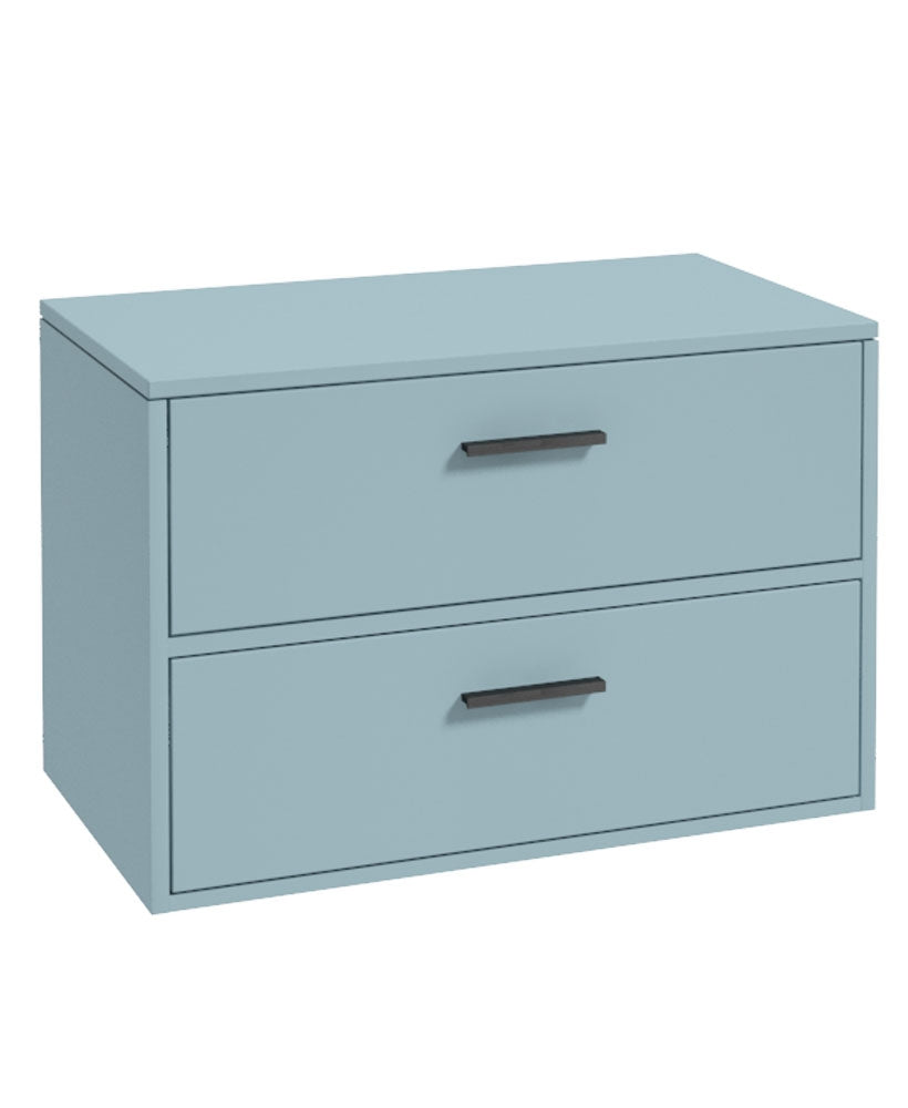 FINLAND Wall Hung Two Drawer Countertop Vanity Unit