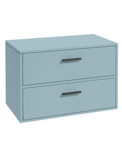 FINLAND Wall Hung Two Drawer Countertop Vanity Unit
