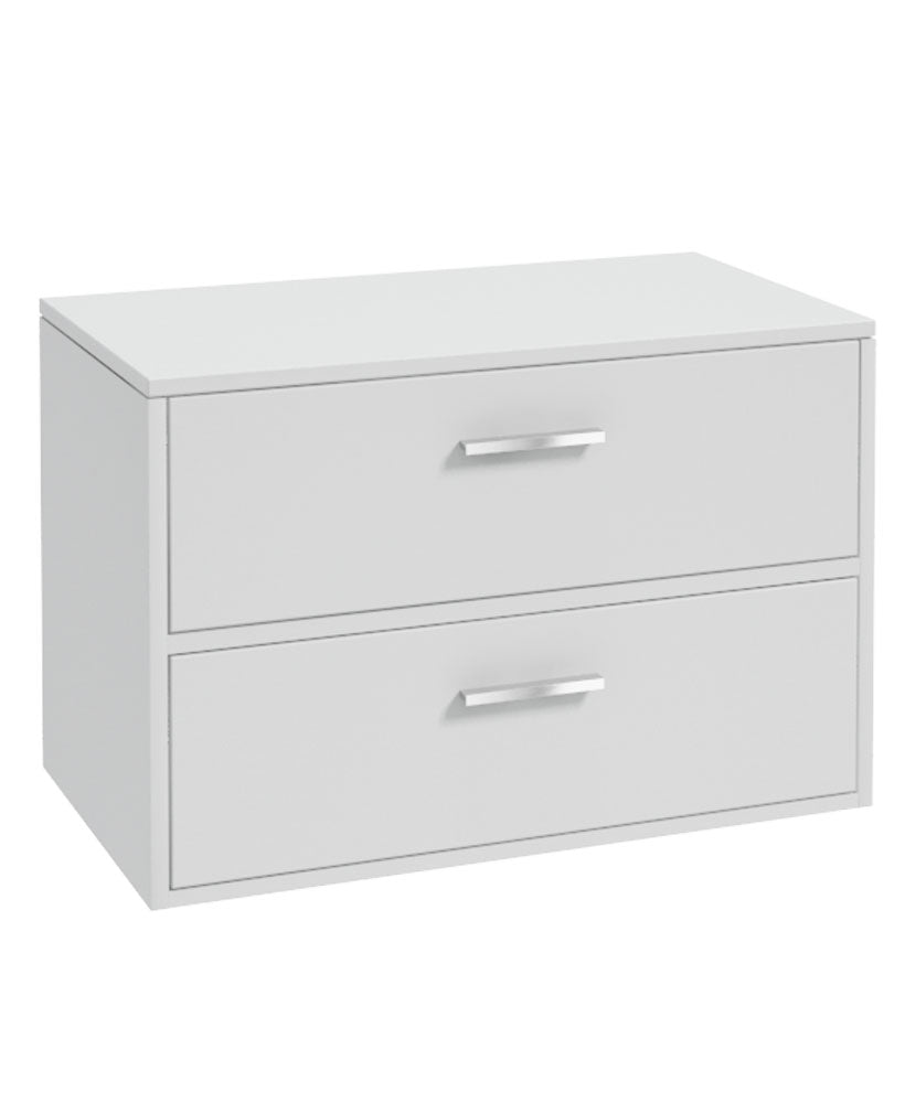 FINLAND Wall Hung Two Drawer Countertop Vanity Unit