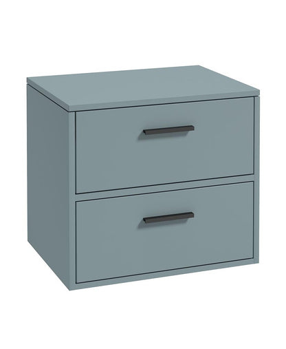 FINLAND Wall Hung Two Drawer Countertop Vanity Unit