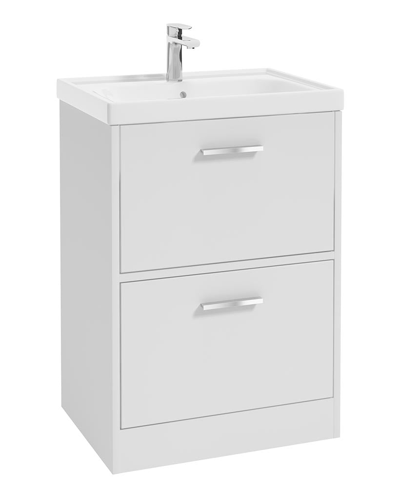 FINLAND Floorstanding Two Drawer Vanity Unit