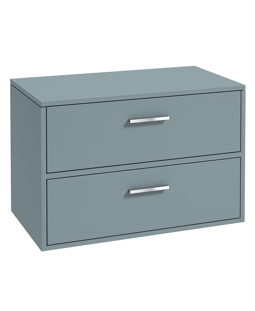 FINLAND Wall Hung Two Drawer Countertop Vanity Unit
