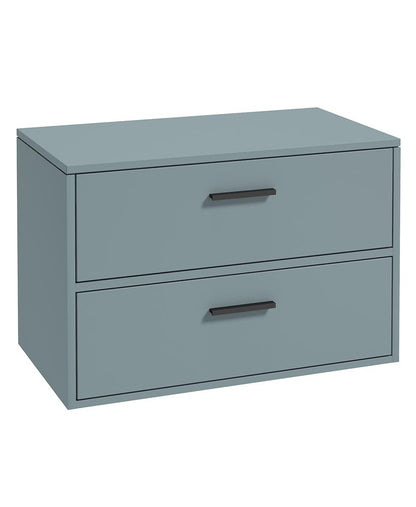 FINLAND Wall Hung Two Drawer Countertop Vanity Unit