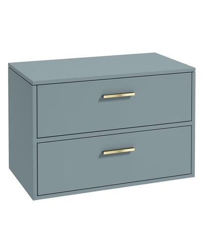FINLAND Wall Hung Two Drawer Countertop Vanity Unit