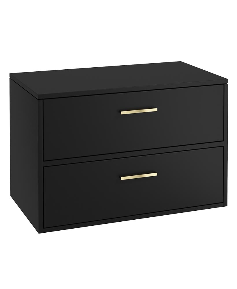 FINLAND Wall Hung Two Drawer Countertop Vanity Unit