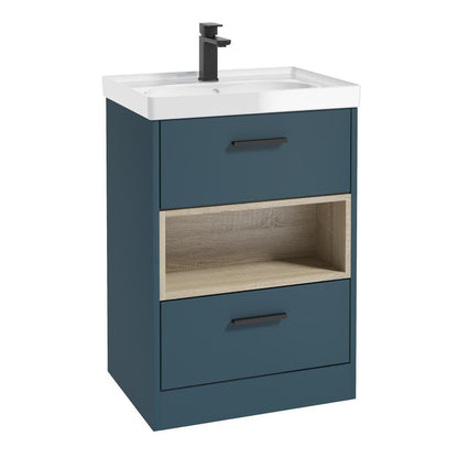 MALMO Floorstanding Two Drawer Vanity Unit