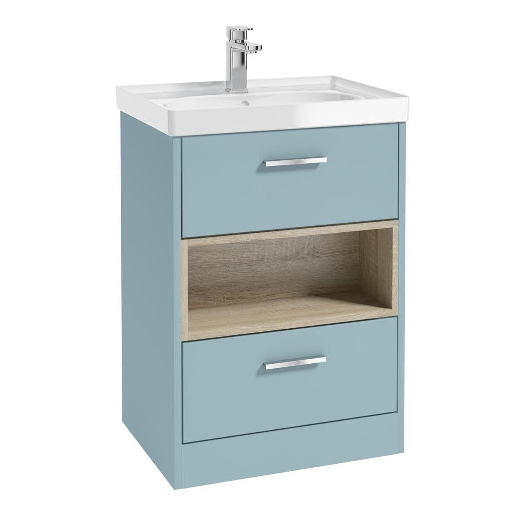 MALMO Floorstanding Two Drawer Vanity Unit