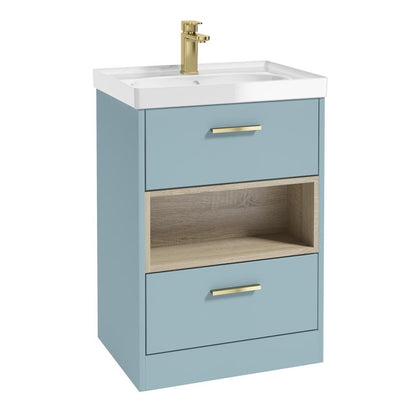 MALMO Floorstanding Two Drawer Vanity Unit