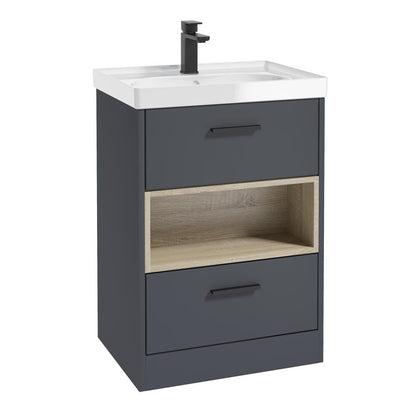 MALMO Floorstanding Two Drawer Vanity Unit