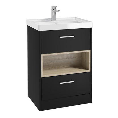 MALMO Floorstanding Two Drawer Vanity Unit