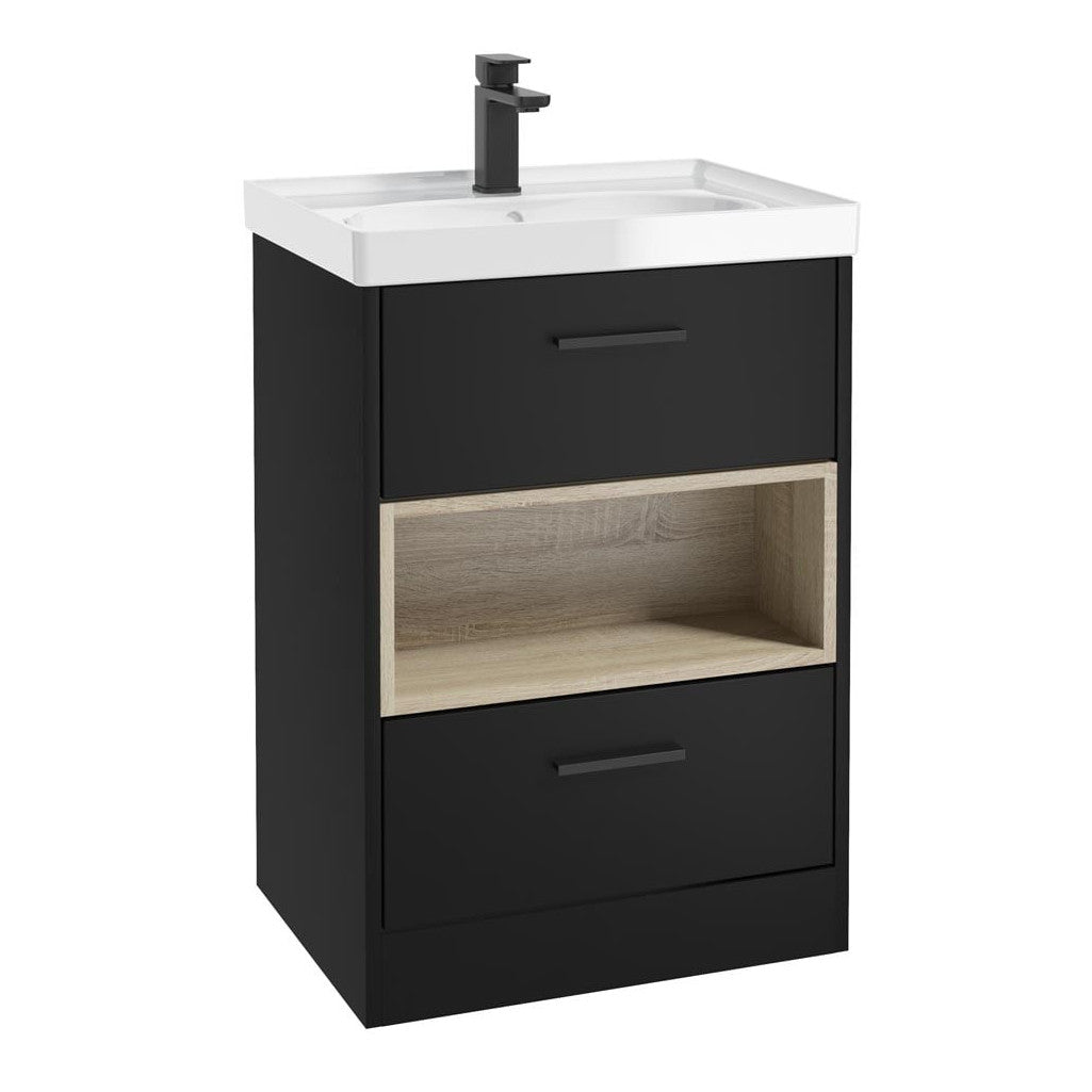 MALMO Floorstanding Two Drawer Vanity Unit