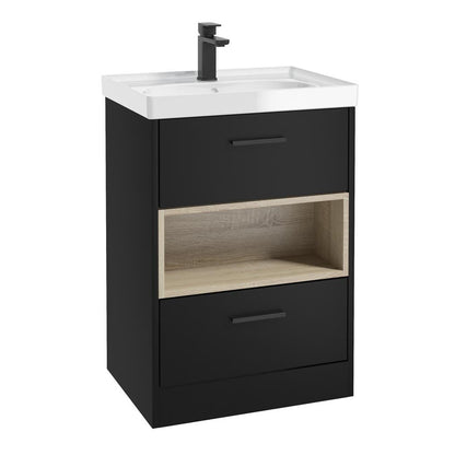 MALMO Floorstanding Two Drawer Vanity Unit