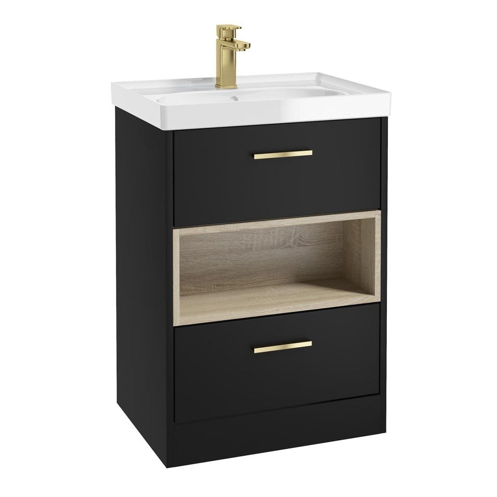 MALMO Floorstanding Two Drawer Vanity Unit