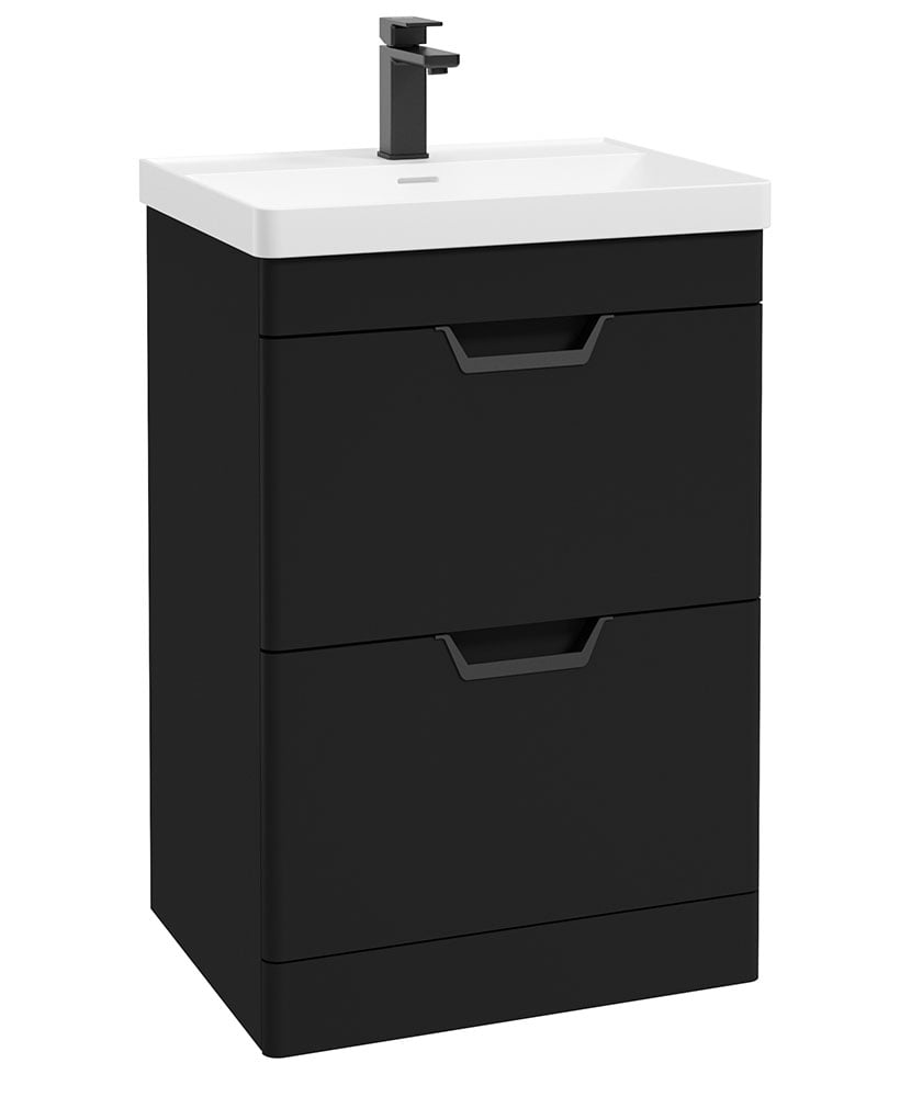 FREYA Floorstanding Two Drawer Vanity Unit