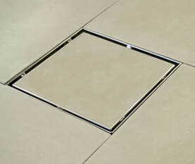Square Stainless Steel Wetroom Floor Drain
