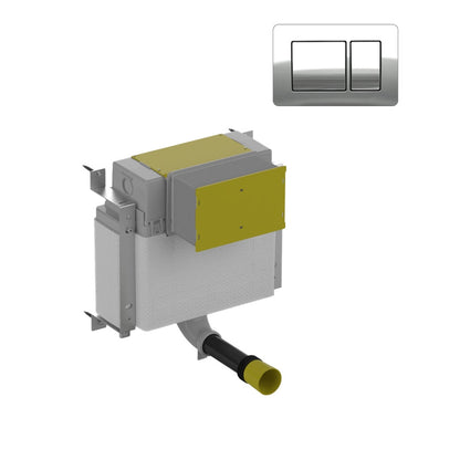 Concealed Cistern for Back to Wall WC Rectangle Fascia Plate