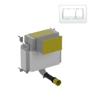 Concealed Cistern for Back to Wall WC Rectangle Fascia Plate