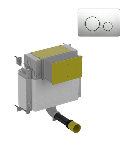 Concealed Cistern for Back to Wall WC Circle Fascia Plate