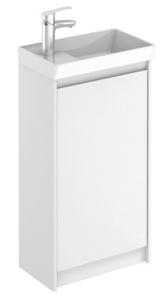 DIJON Floorstanding Sincle door Cloakroom Vanity Unit